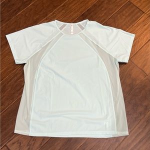 Athleta short sleeve top - mesh siding.